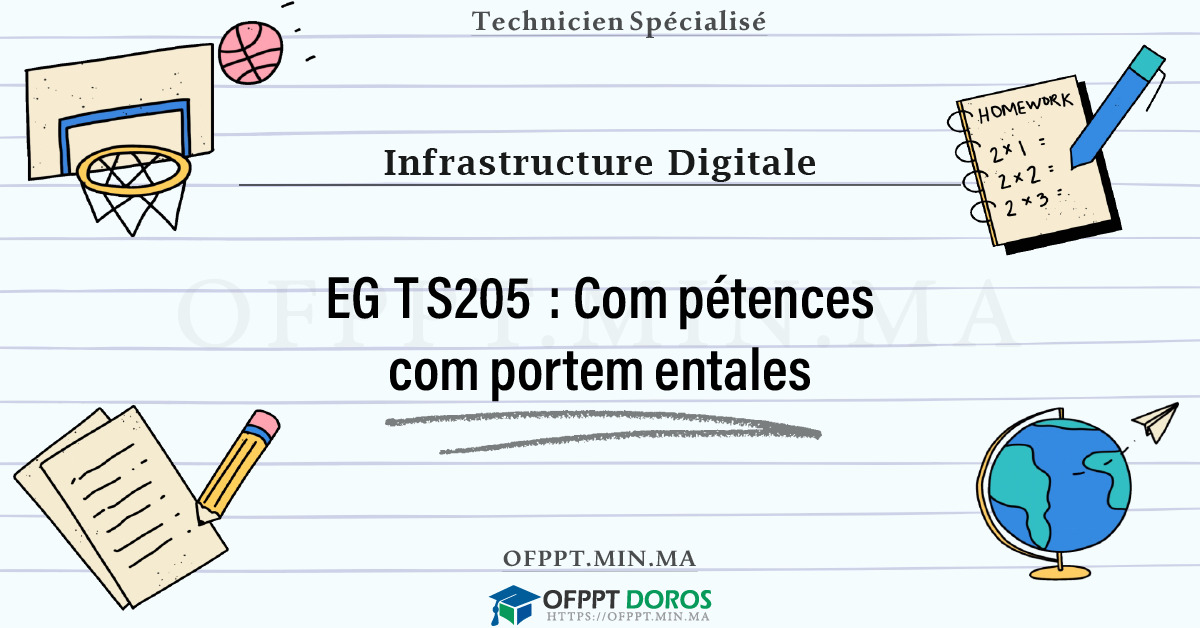 Sommaire détaillé du cours Compétences comportementales EGTS205 OFPPT - Structure du module