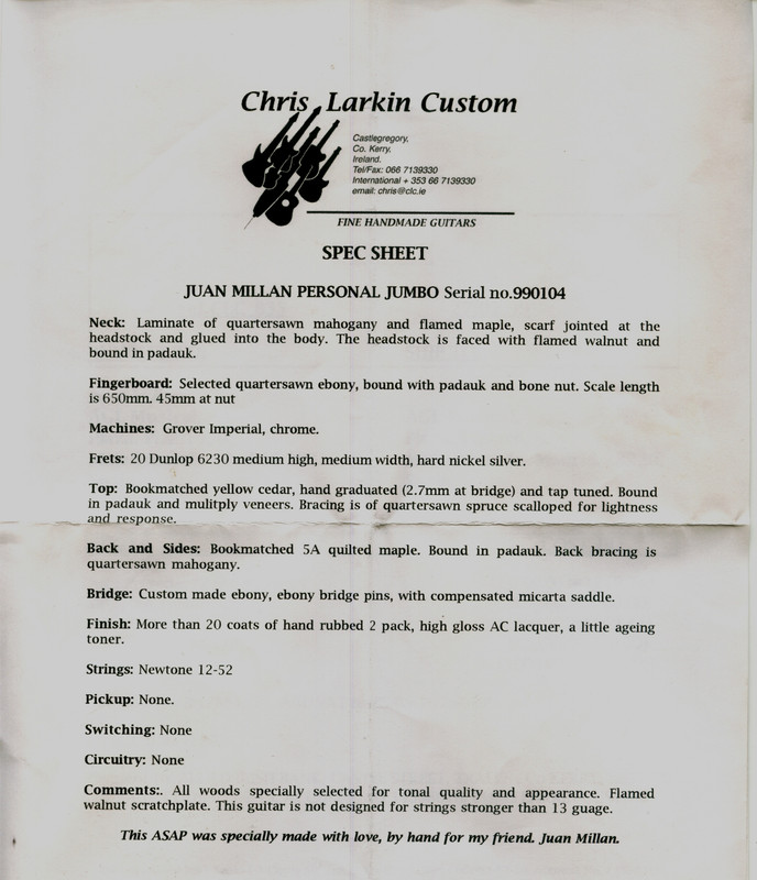 ASAP JUMBO Especificaciones