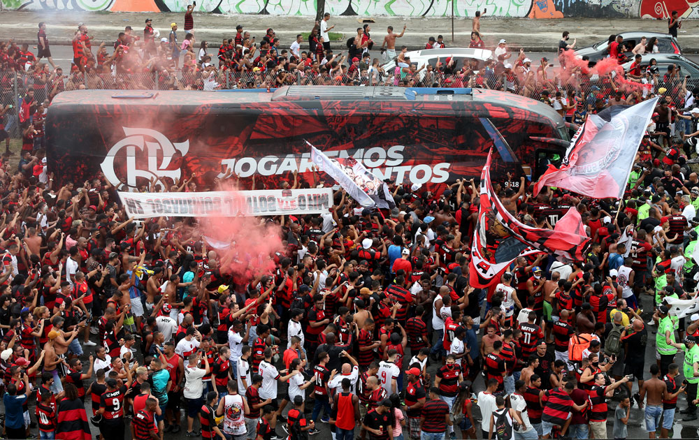Torcida do Flamengo comemora título