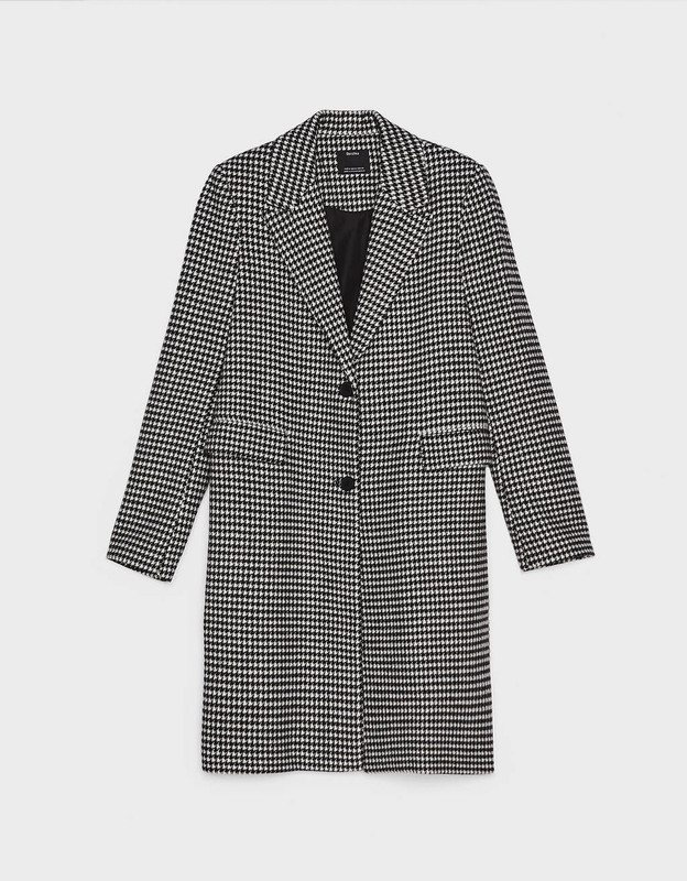 Bershka vuneni pepito kaput