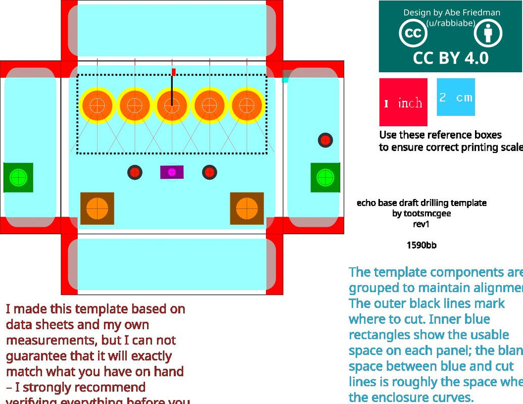 echo base printing template