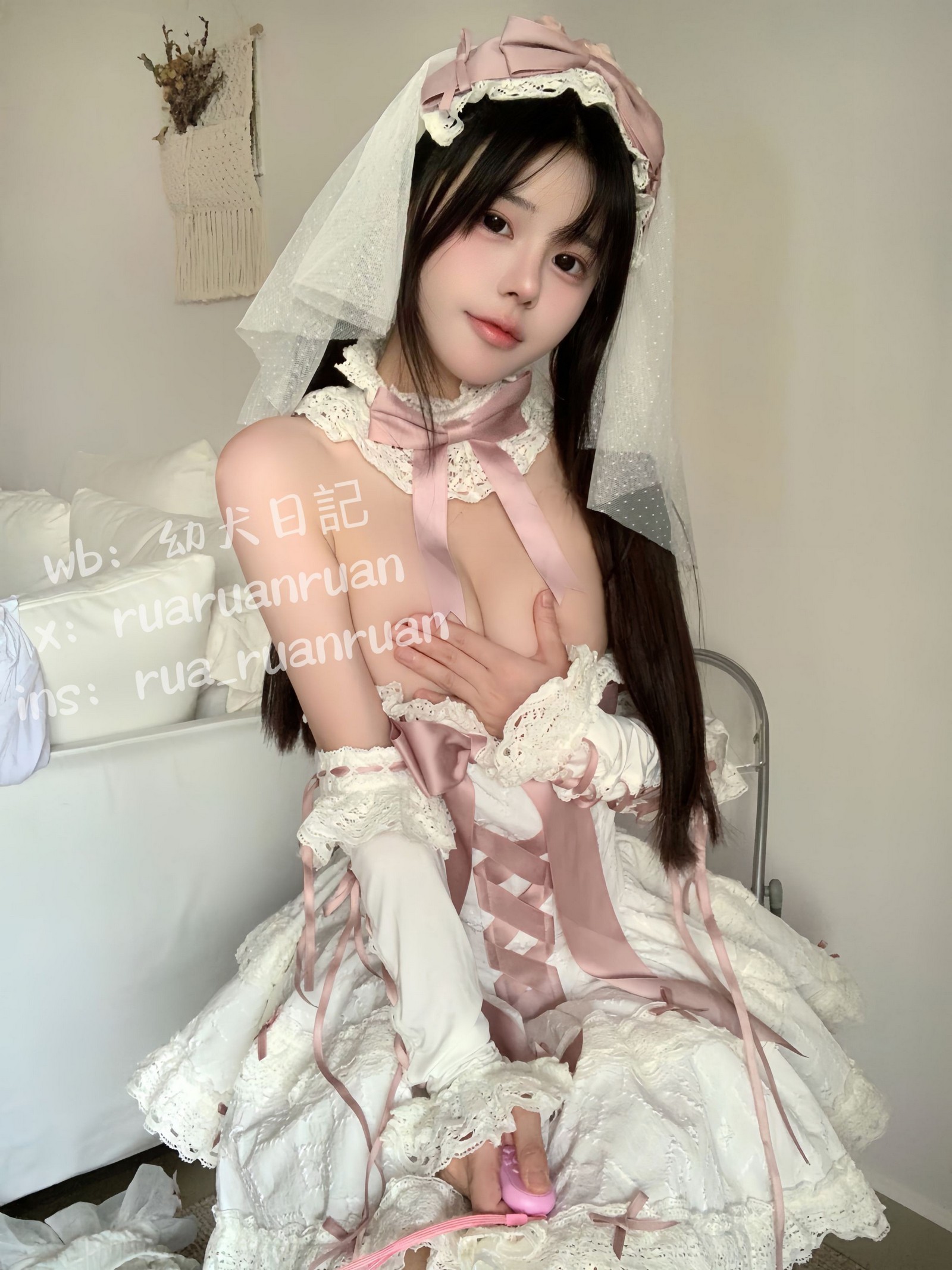 rua阮阮 初恋缎带 写真图集｜纯爱氛围系私房摄影（18P｜23MB）插图5