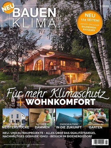 Cover:  Bauen fürs Klima Magazin No 01 2023