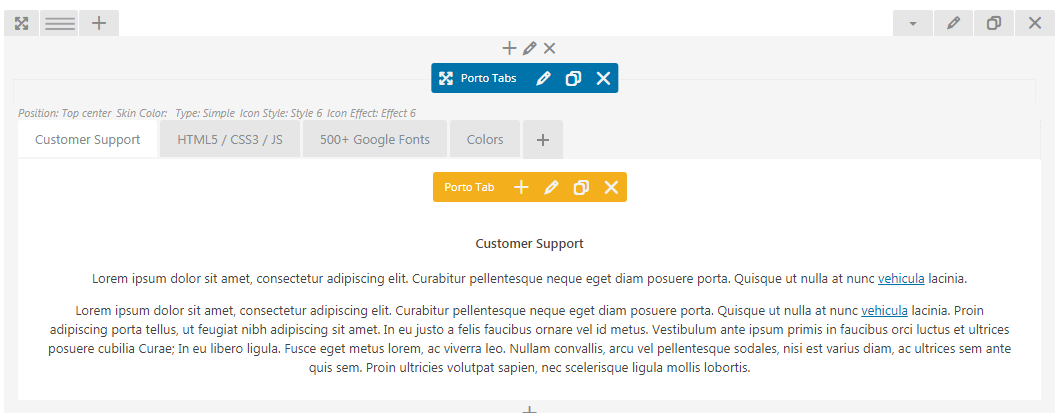 Porto Tabs