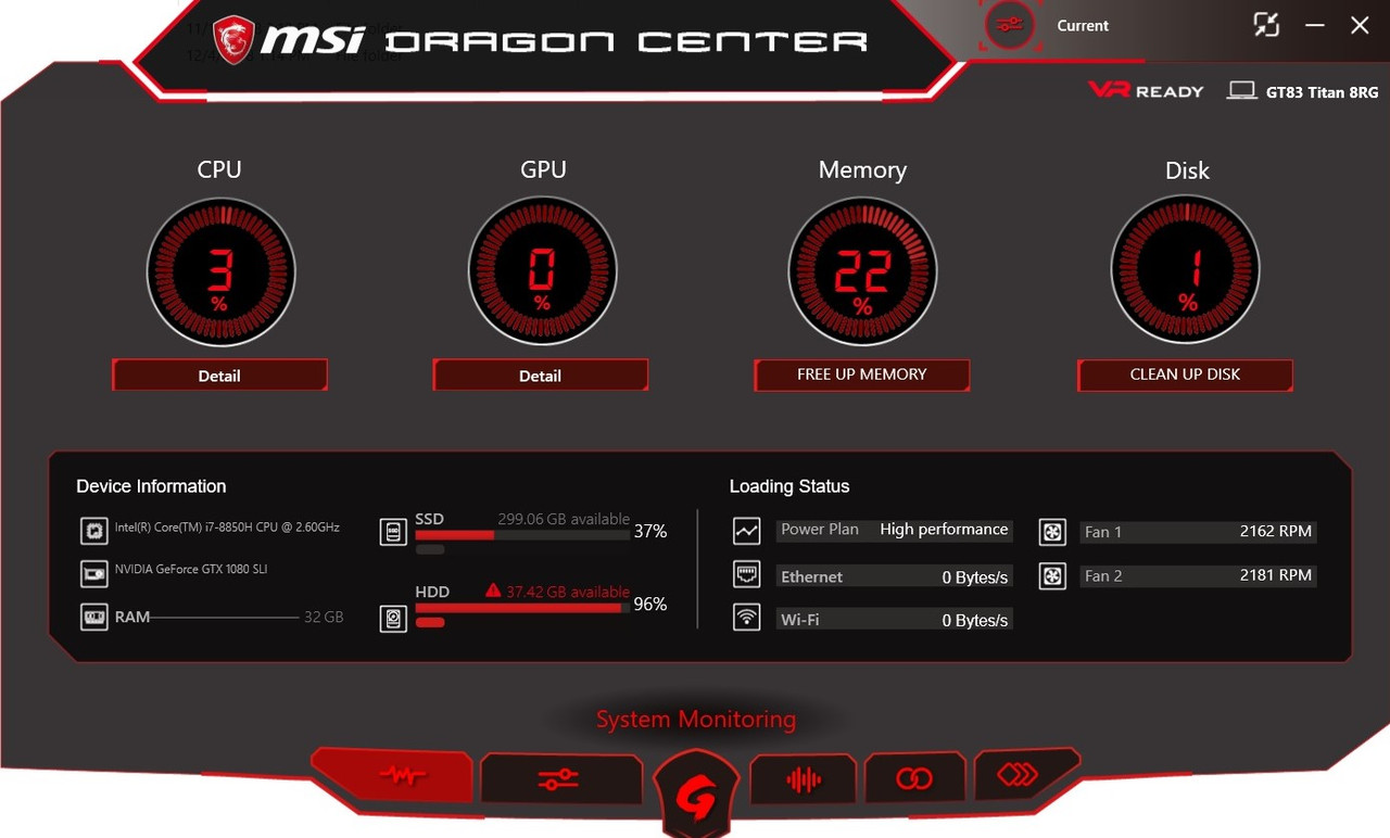 msi dragon center 2.0 turbo mode