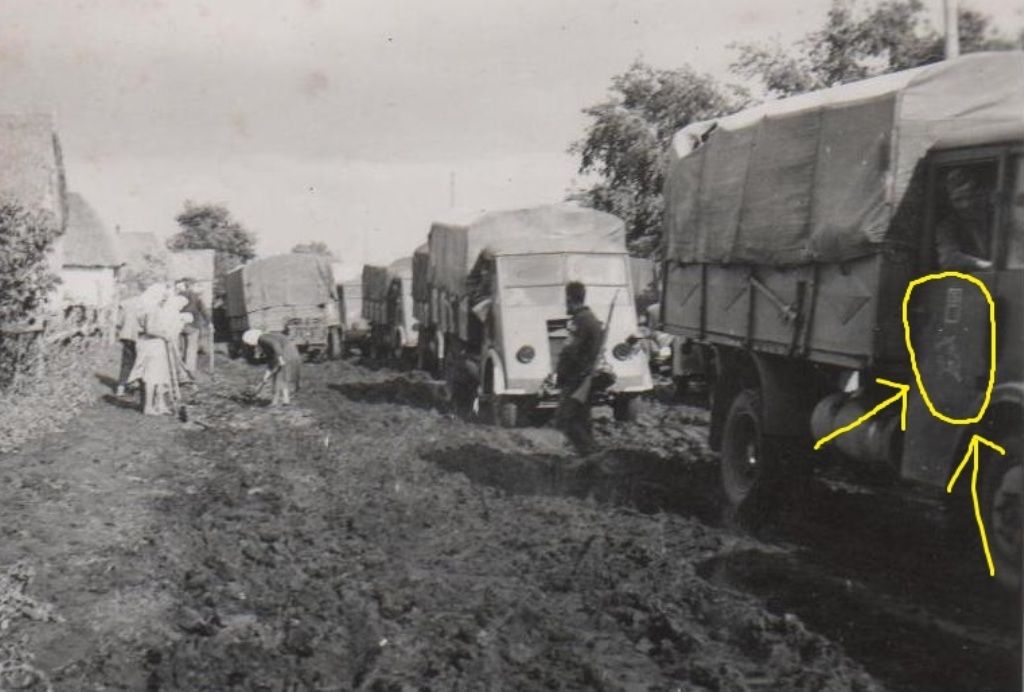 Vormarsch Ostfrond, Truppenkennzeichen an LKW-Tü