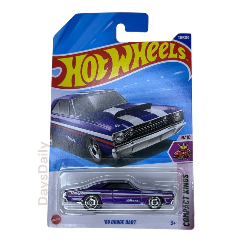 Hot Wheels '68 Dodge Dart Purple Case F 2025 Compact Kings #129
