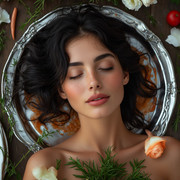 Garden wedding Black hear dream to be eaten 0 15