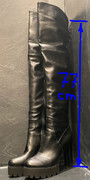 01 Boots Over-knee Chunk Heel Platform - Thigh High 77cm