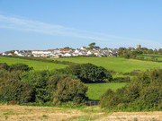 Marhamchurch from the Atlantic Highway.