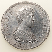 8 reales 1809. Fernando VII. Cataluña (Reus). MP PAS5907