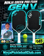 Ninja Green Pro Foam Paddle