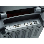 Painel traseiro com conexões