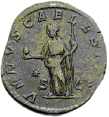Glosario de monedas romanas. MANZANA. 8