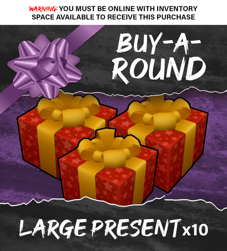 buy a round large presents
