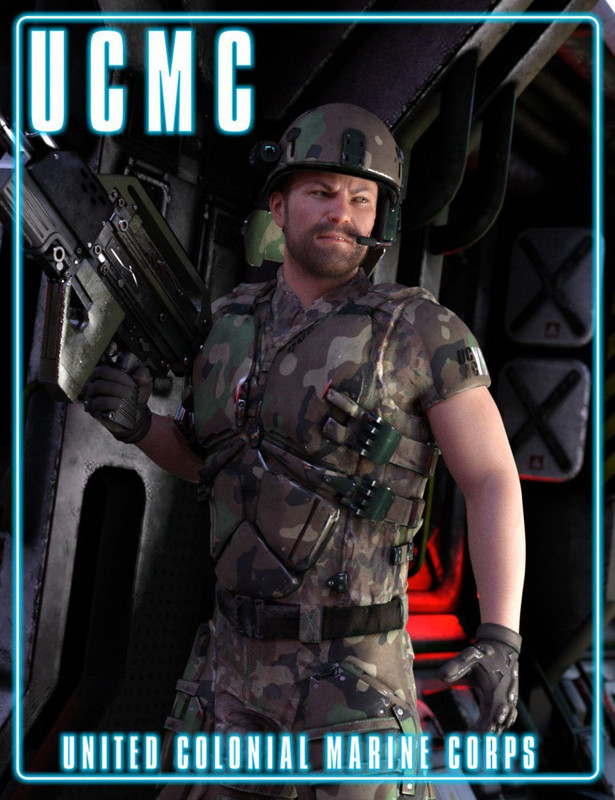 UCMC Add-on for ATLAS Armored Suit for Genesis 8 Male UCMC Add-on for ATLAS Armored Suit for Genesis 8 Male