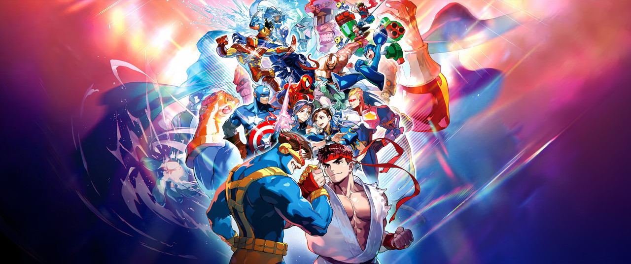 TOPAZ5120x1440P Wallpaper Marvel Vs Capcom Fighting Collection (NO LOGO) PS Croppable-denoise