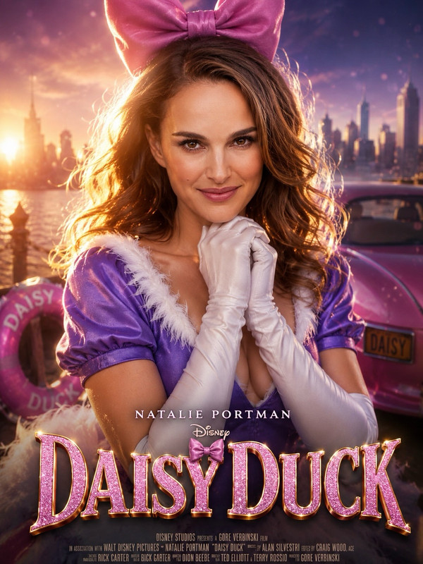Natalie Portman Daisy Duck
