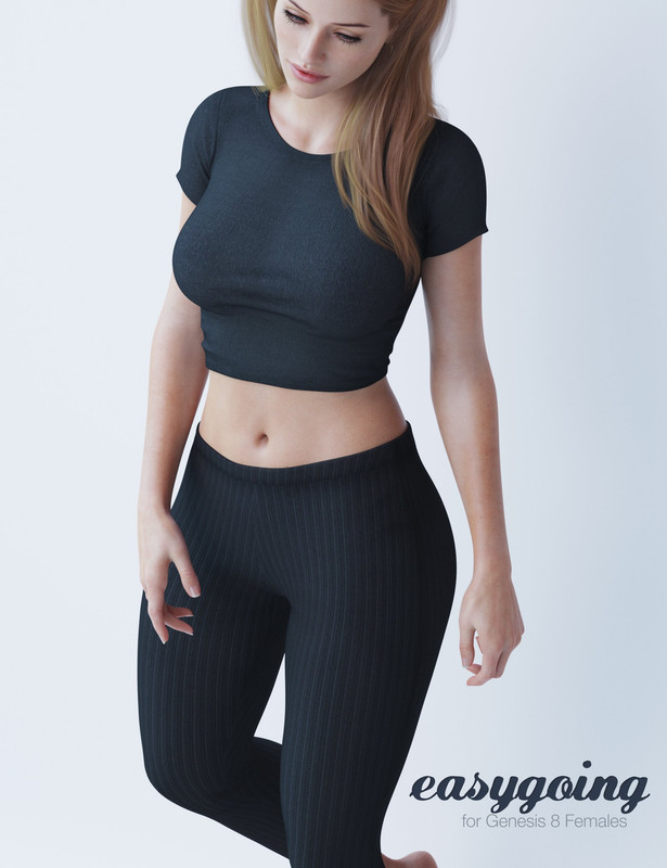 Easygoing Outfit for Genesis 8 Female(s) Easygoing Outfit for Genesis 8 Female(s)