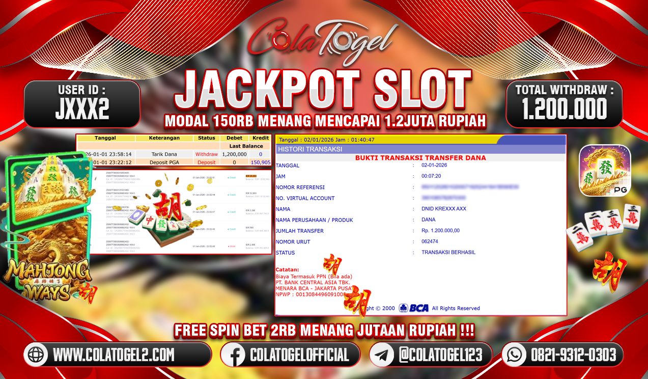 JACKPOT SLOT GACOR!!