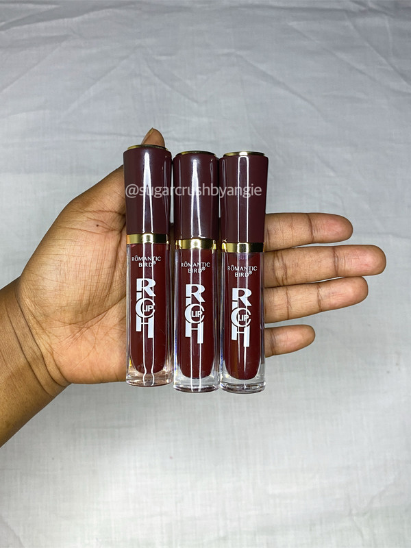 Brown matte lipstick