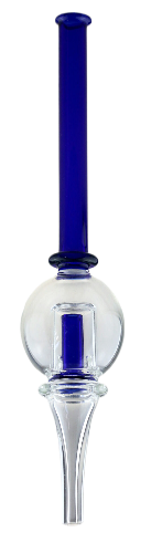 7″  Glass Pipe Collector Straw  Assorted Colors