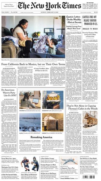 [Kép: The-New-York-Times-8-February-2026.jpg]