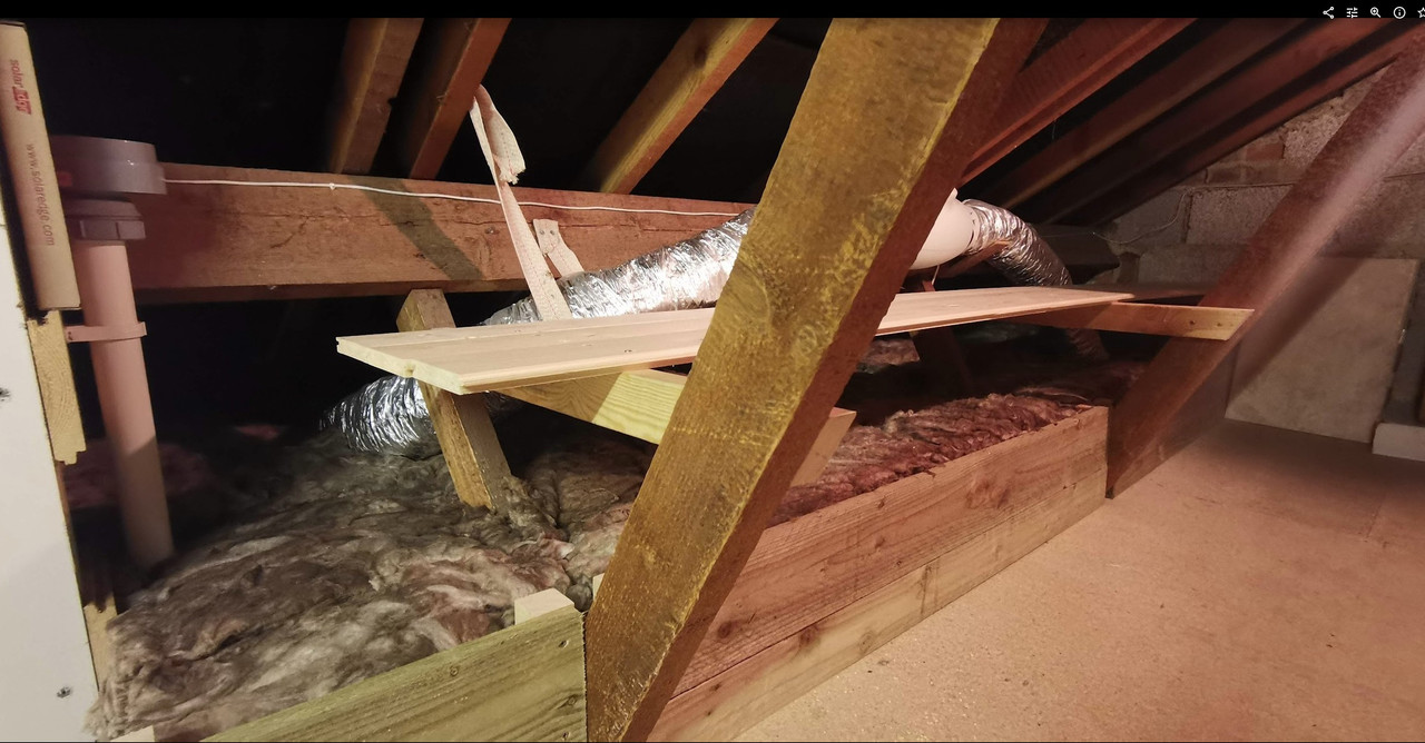 2025 12 20 Loft insualtion Shelves