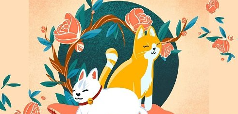 Skillshare – Illustrate a Bedtime Story – Dreamy Cats in Procreate