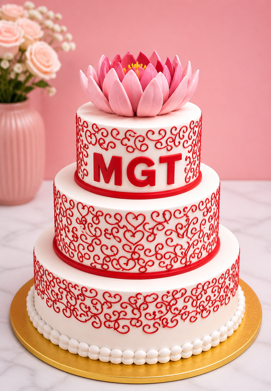 Regal Romance Cake Image