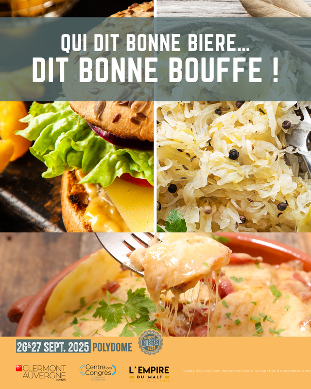 Offre de restauration du Clermont Bière Fest