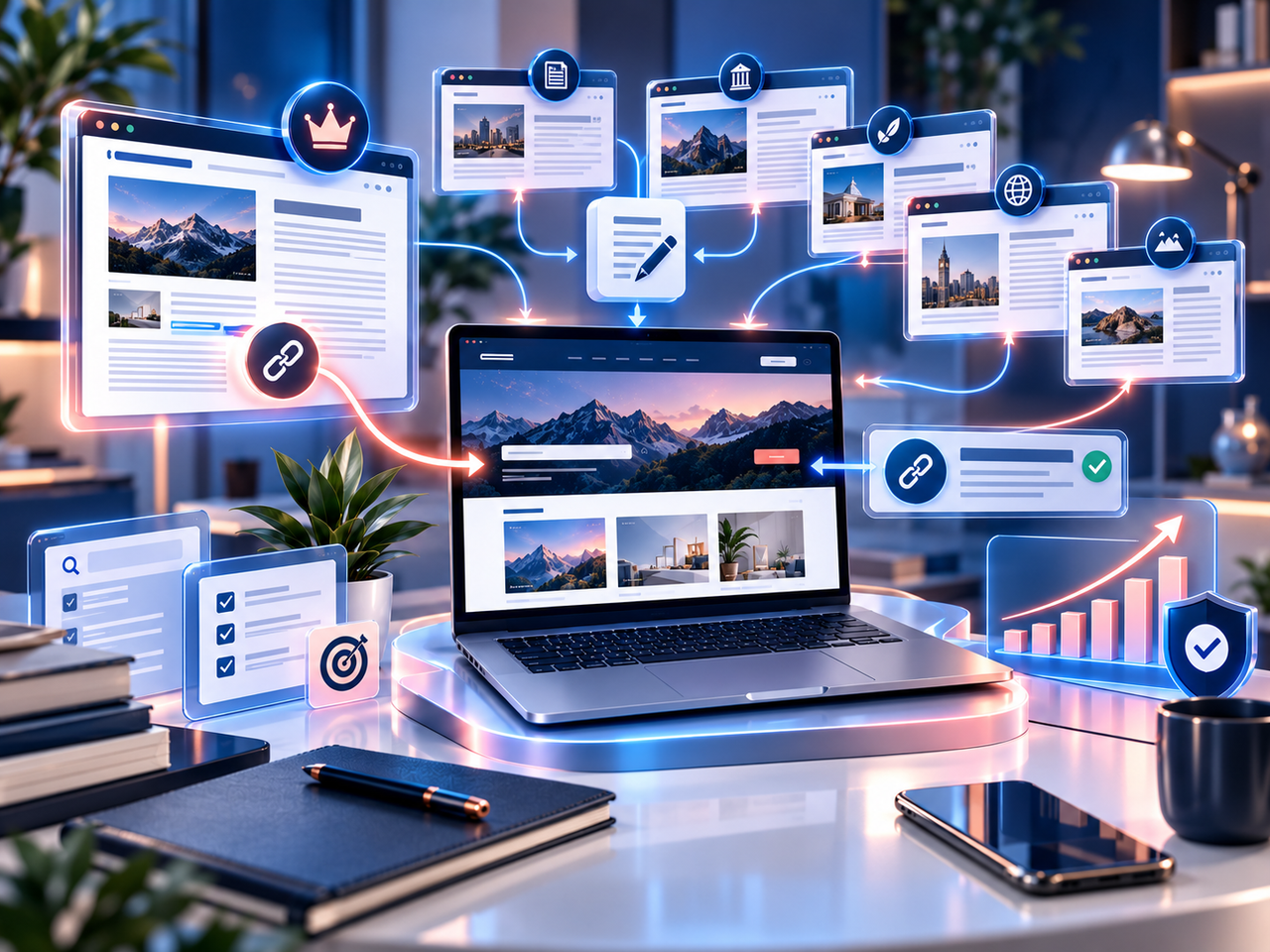 Professional guest posting and authority link placement