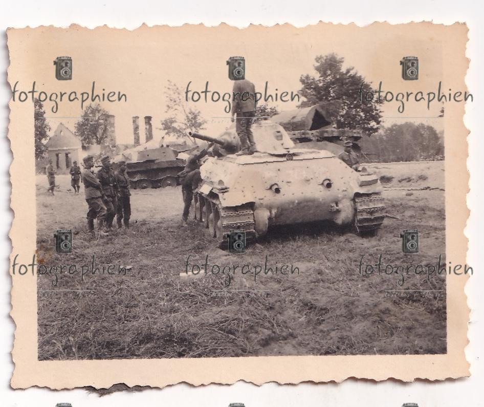org. Foto Ukraine russ. Panzer Tank 1941. (2)