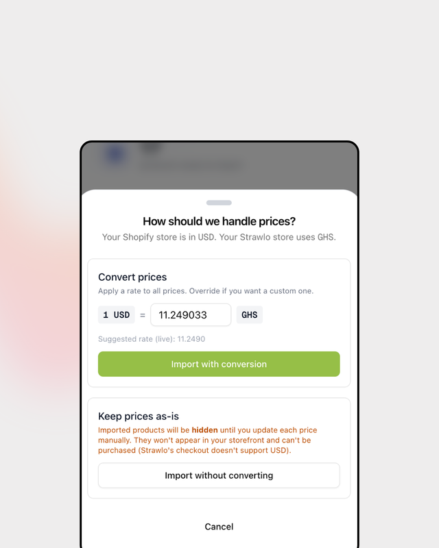 step 3 to connect your shopify account to strawlo