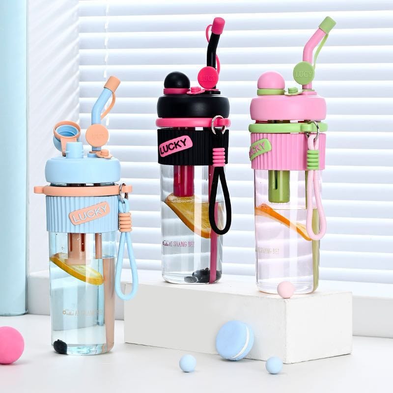 2-in-1 Lucky Water Bottle Sipper (900ml)