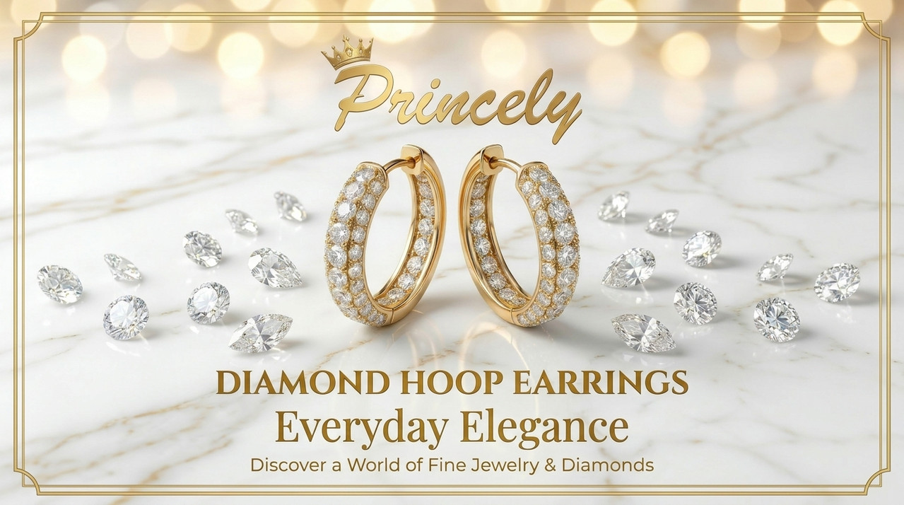 ต่างหูทองคำแท้ดีไซน์พรีเมียมจาก Princely