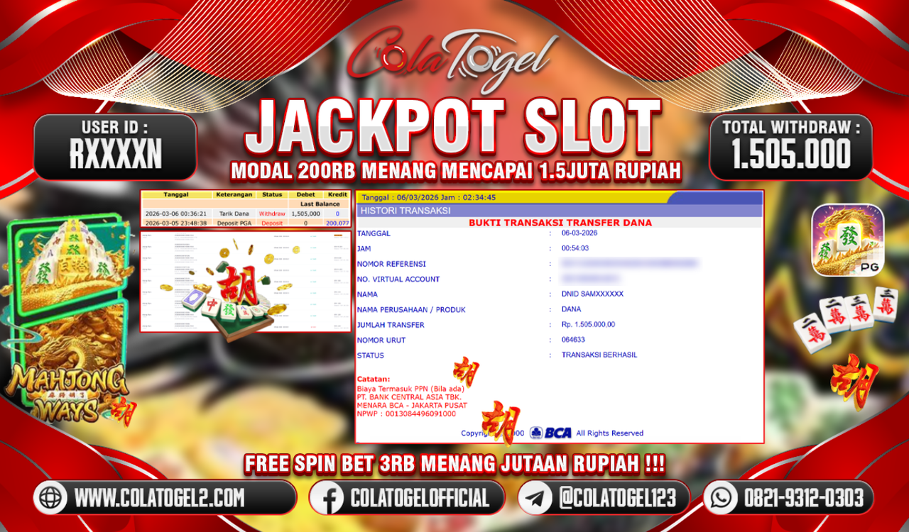 JACKPOT SLOT GACORR!!