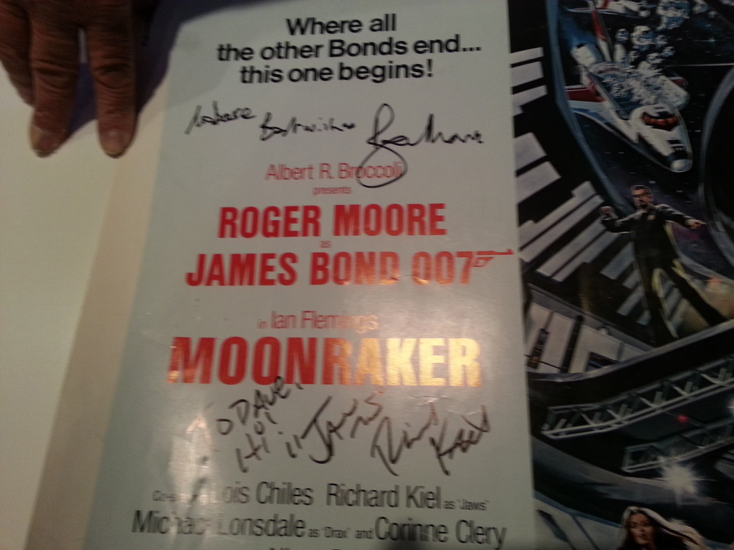 Moonraker Signed Poster 1