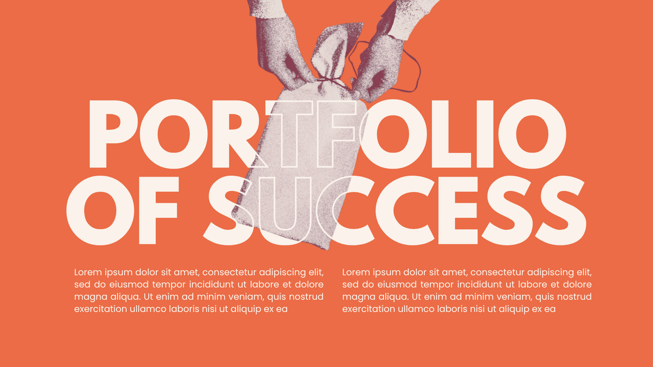 Orange Beige Dualtone Startup Pitch Deck Presentation