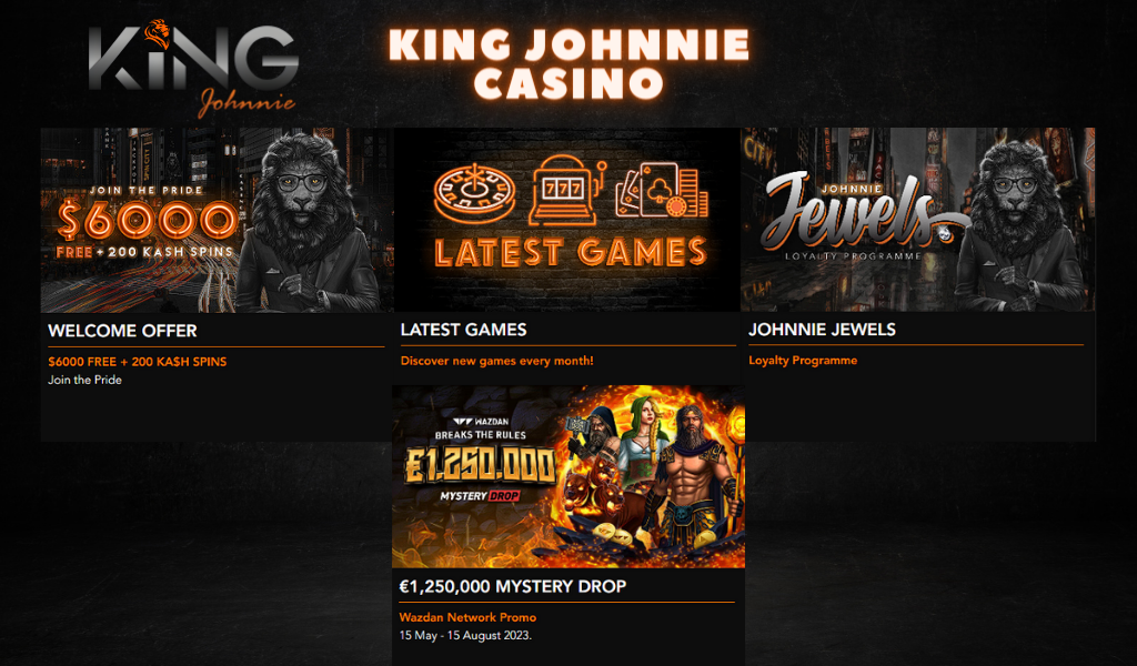 Promotions at King Johnnie Casino