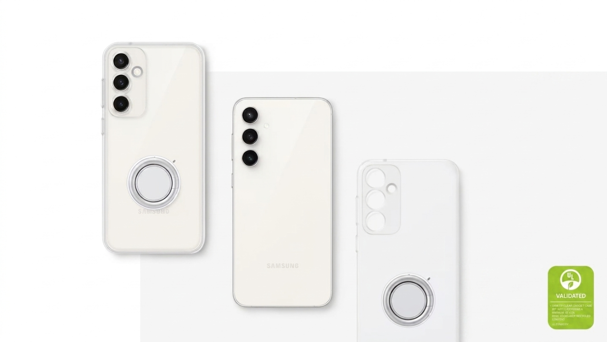 Mecanismo de accesorios intercambiables de la funda Clear Gadget Case