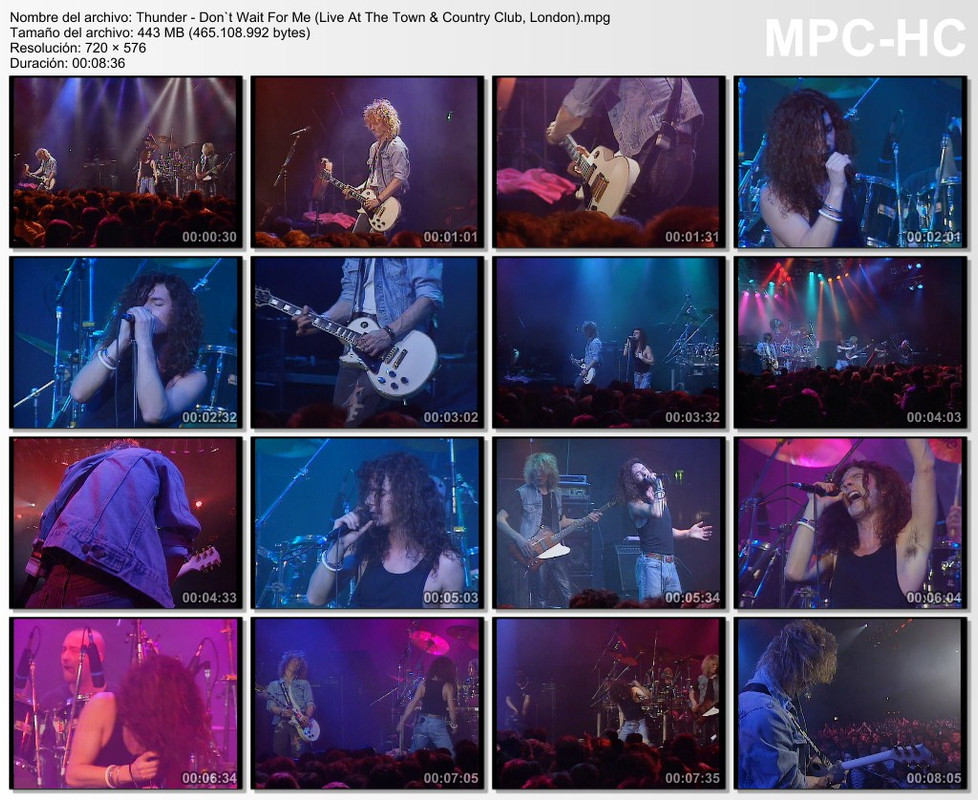 Thunder - Don`t Wait For Me (Live At The Town & Country Club, Lo