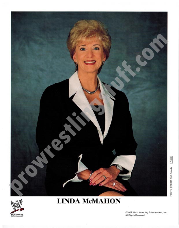 Linda McMahon P-634 WWE 8x10 promo photo