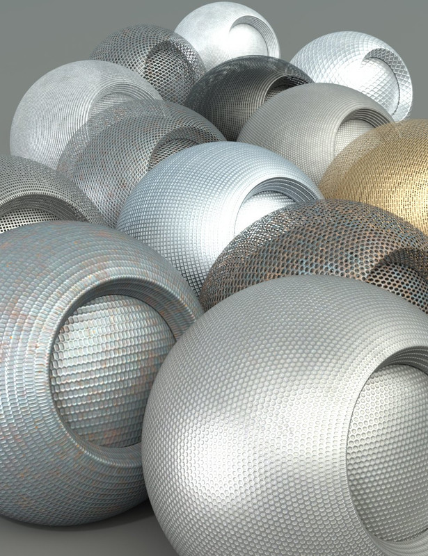 Embossed and Perforated Metal - Iray Shaders