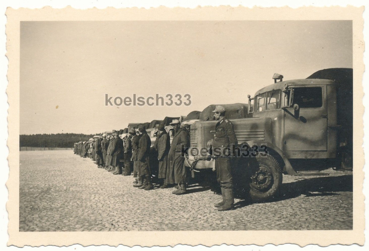 Groß Born Borne Sulinowo Polen Büssing LKW Tarnl