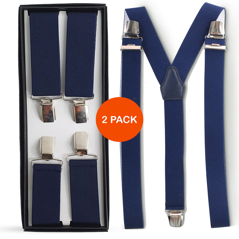 Bretels Heren 2 Pak - 3 Clips en 4 Clips Bretels Heren 2 Pak - 3 Clips en 4 Clips
