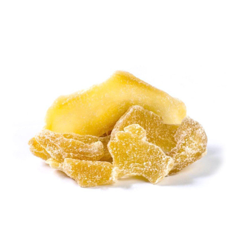 Imbir suszony plastry z cukrem