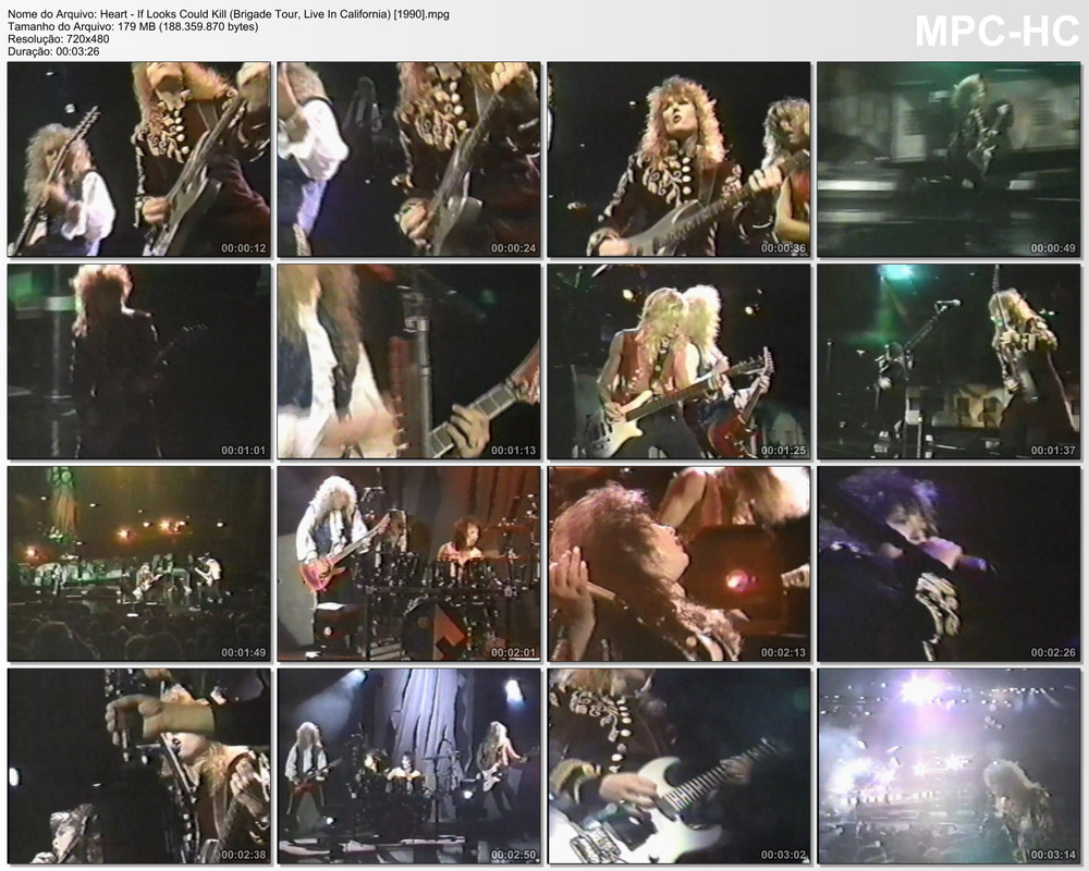 Heart - If Looks Could Kill (Live In California) (Remast. de VHS, Clean, Audio CD, Very Rare) [1990]