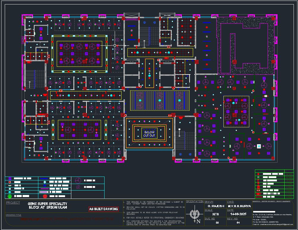 MEP Drawing for GEMS College Cancer Block 2