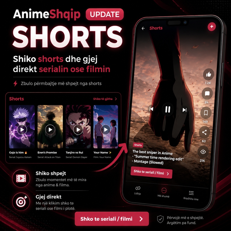 AnimeShqip prezanton Shorts